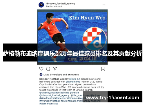 萨格勒布迪纳摩俱乐部历年最佳球员排名及其贡献分析